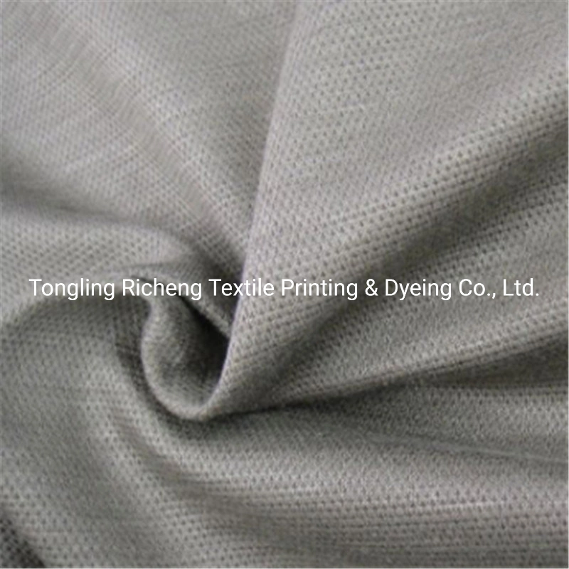 Textile Woven Plain Color Soft Viscose Linen Fabric for Shirt