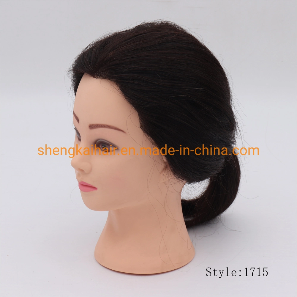 Wholesale Premium Quality 100 Real Human Hair Mannequin Head