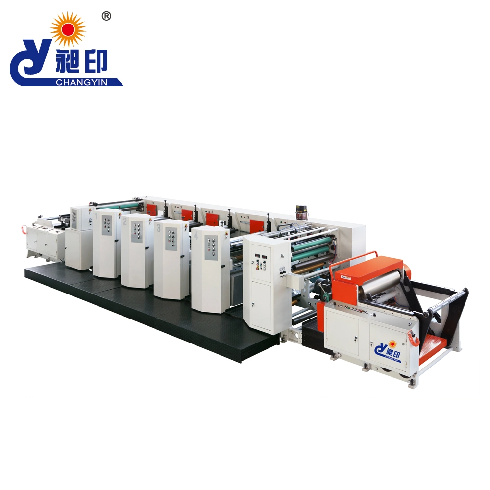 YT-41000 Four Color Paper Cup Plastic Film Flexo Printing Machine