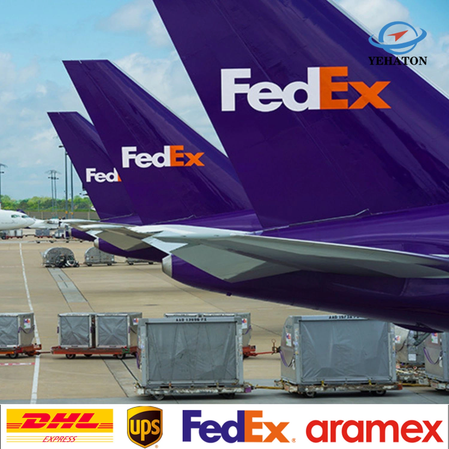 FedEx DHL UPS Air Freight Shipping Agent Express Service Wholesale/Supplier Import From China to UK Amazon