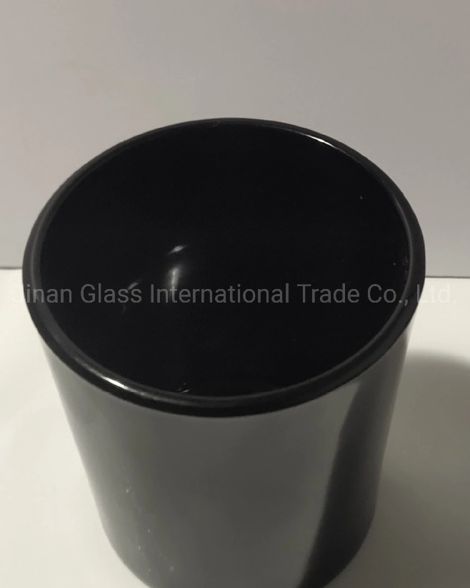 2021 Hot Sale Frosted Black Aromatherapy Ceramic Candle Cup