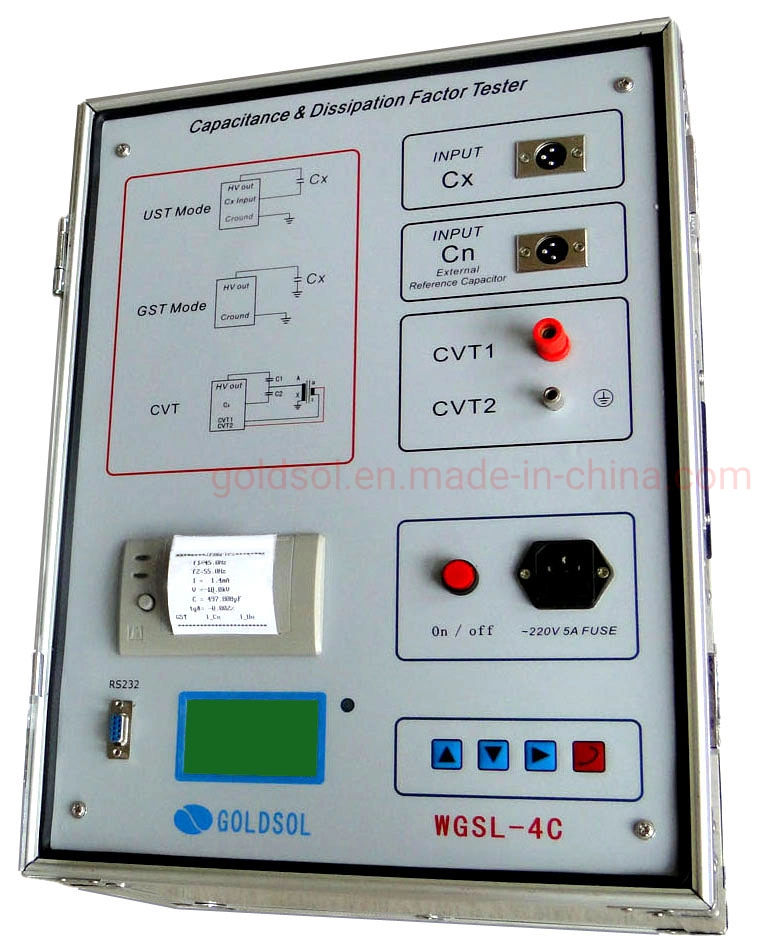 Tan-Delta Capacitance & Resistivity Tester Tan Delta Test of Transformer