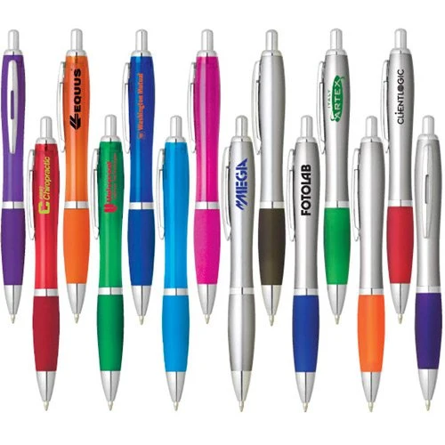 Plastic Ballpoint Pen with Customer Logo, Promotional Gift Advertising Pen