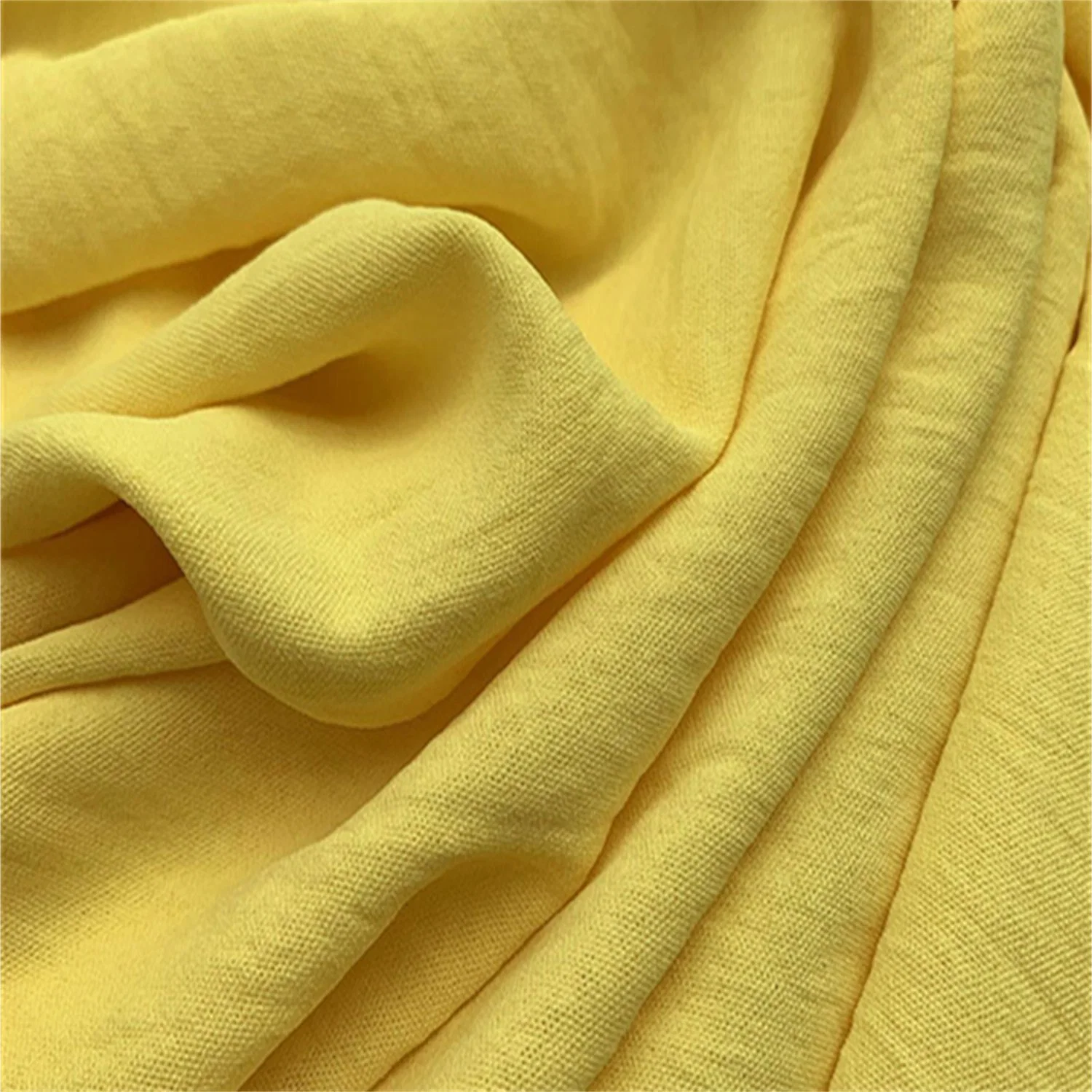 Hot Selling Korea Textile Stocklot Woven Crepe Chiffon Fabric for Clothing