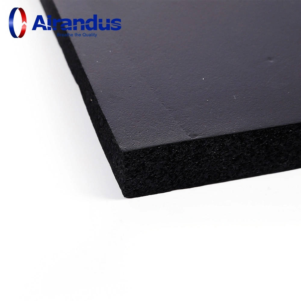 High Density Flexible Closed Cell Thermal Foam Rubber Self Adhesive Rubber Foam Insulation Board / Sheet