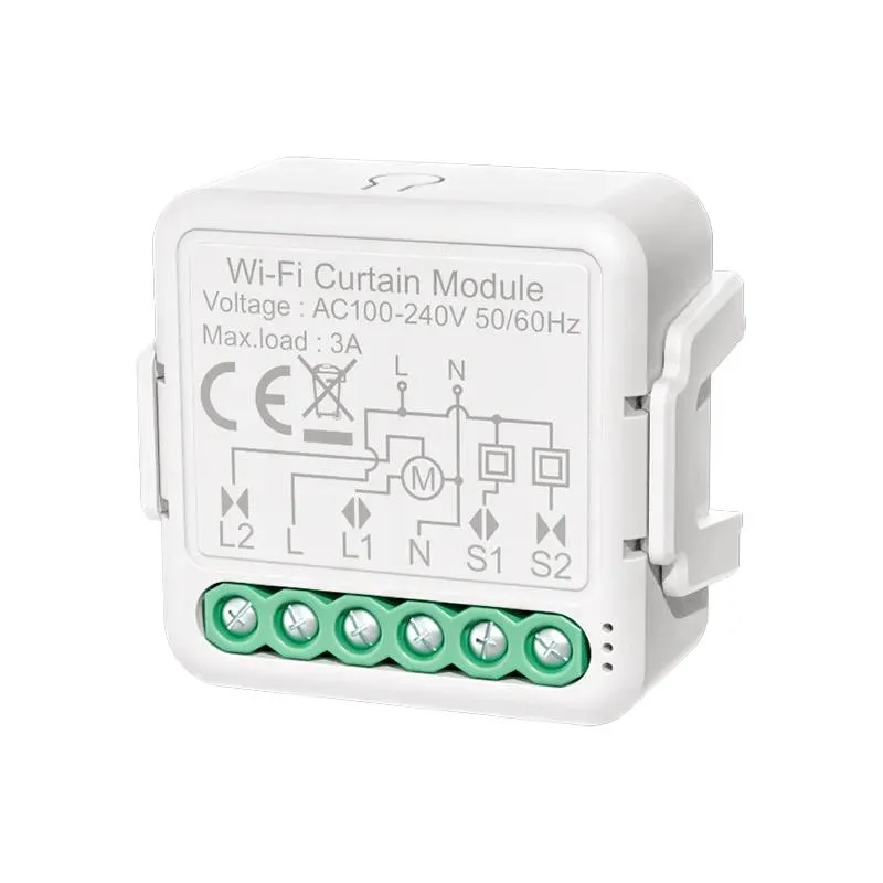 WiFi Tuya vida inteligente del módulo de conmutación de cortina para rodillos ciega de obturador Motor con Alexa Google Portada