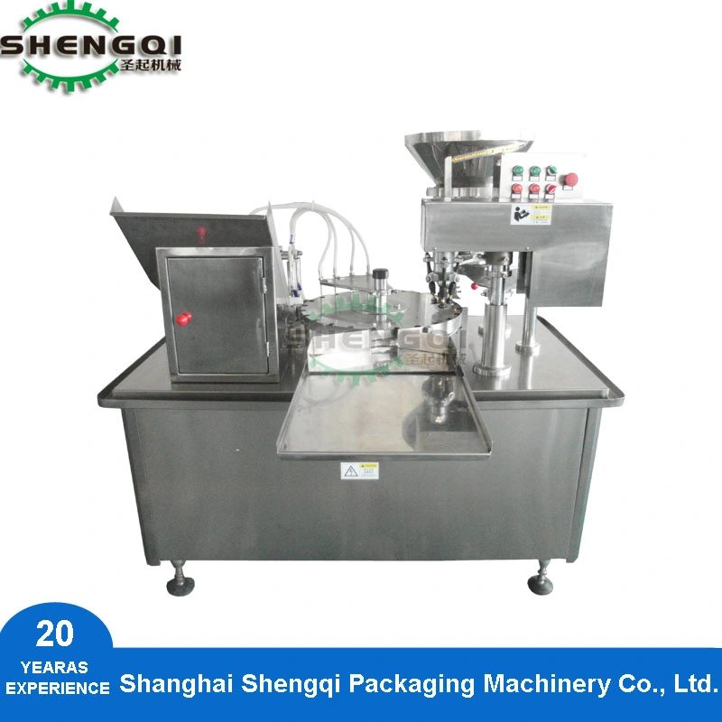 Automatic Glass or Plastic Syrup Oral Liquid Filling Capping Machine Production Line