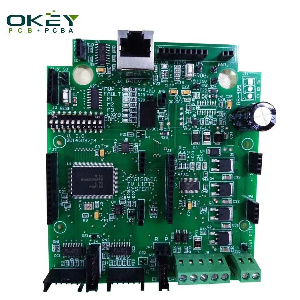 Electrónica LED 1080P de PCB PCBA KC DT 708 V2 8 evacuaciones PCBA