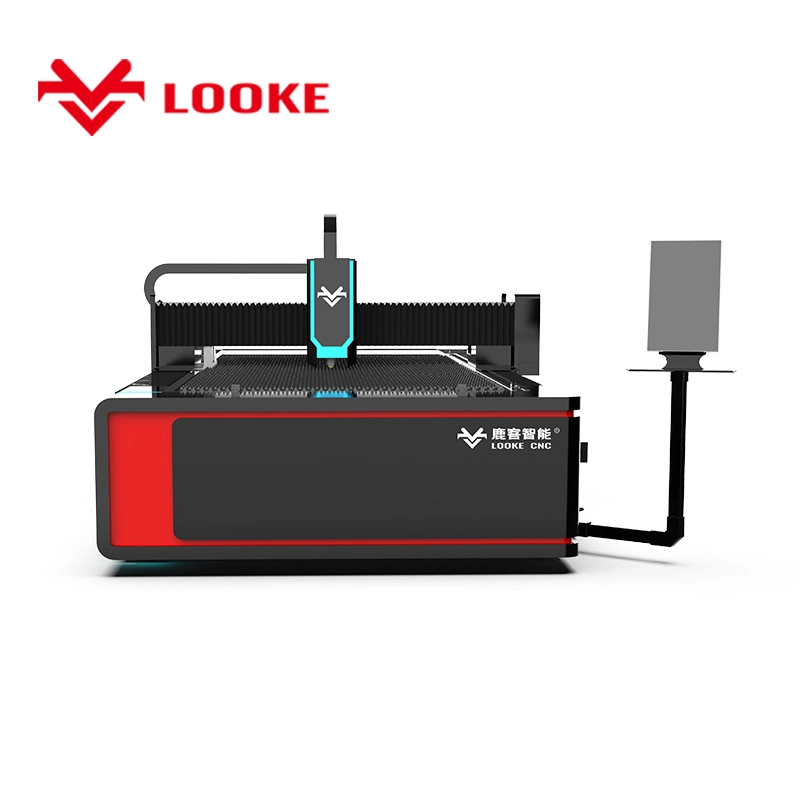 Cylinders Pipe Metal Cutting 3kw 4kw Fiber Machine Looke-3015r 6m Length Rotary Axis for Square Round Tube 120mm 160mm 170mm 230mm 240mm Diameter 4th Axis