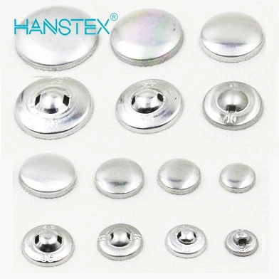 Hans Garment Accessories Fabric Covered Aluminum Button