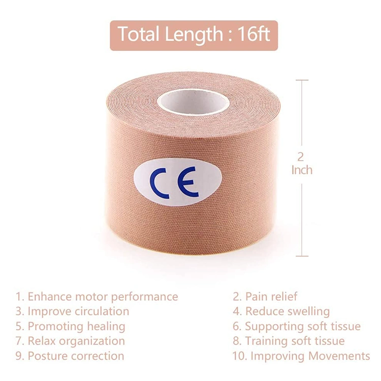 High quality/High cost performance  Waterproof Athletic Kinesiology Tape Sport Tape