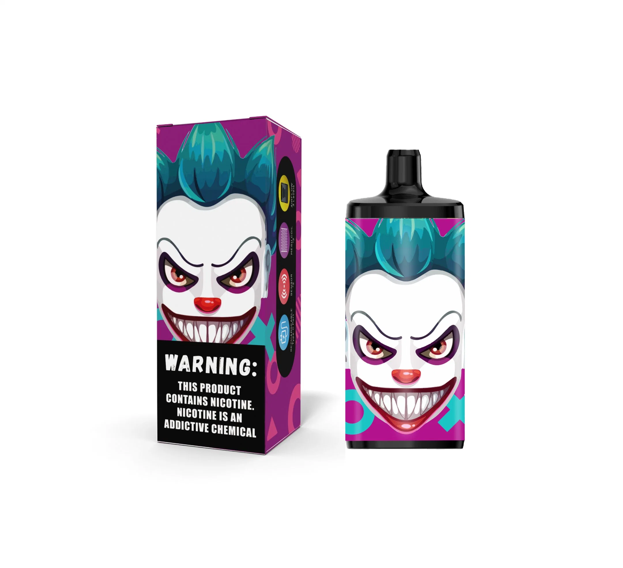 Vape Canadá 5 Sr. Smog King e cigarro 6 nicotina Kit de cápsulas de bobina de malha dupla de Vape descartável Freeton