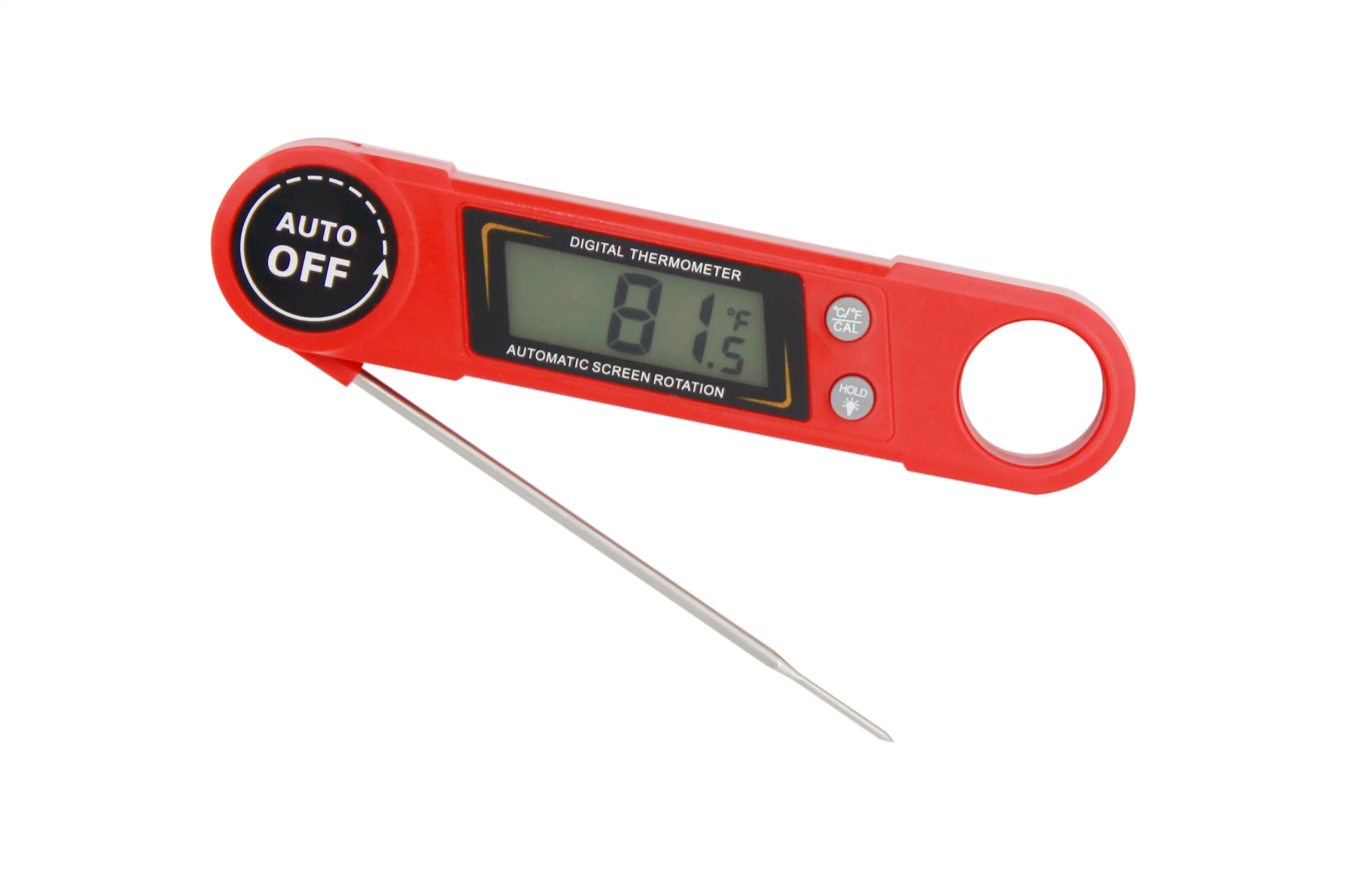 Digital Food Thermometer for Kitchen, Outdoor Cooking, BBQ, and Grill