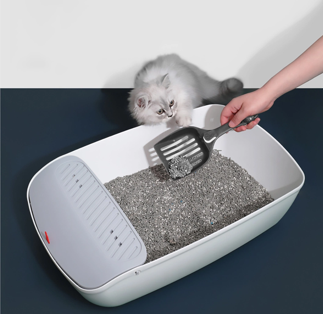 Pet Safe Non-Stick Coating Kitty Litter Box for Easy Cleaning of Cat