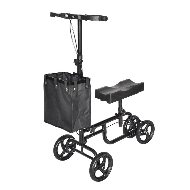 Walker Shopping Cart with Shopping Bag Folding Bicycle Scooter Pull Goods Trolley Truck