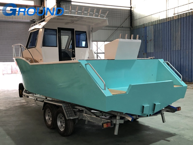 28FT 8.60m All-Welded Front Cabin Aluminum Leisure Fishing Boat