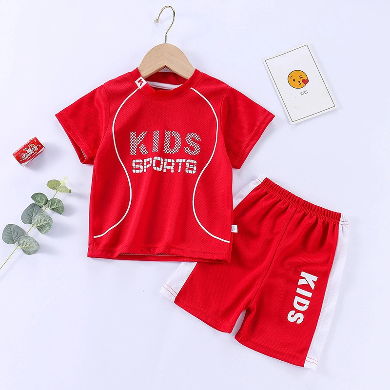 Children&prime; S Short Sleeve Ball Suit Boys&prime; Sportswear