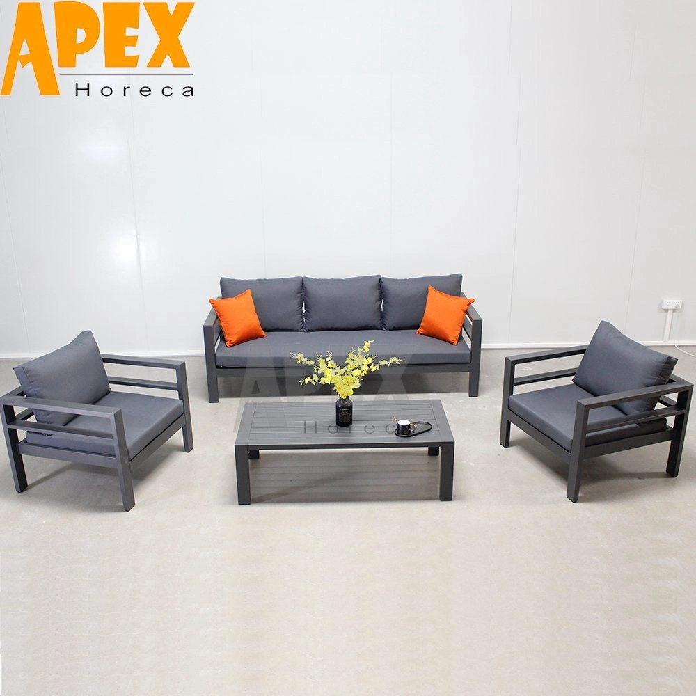 China Manufacturer Professional Design Outdoor Furniture Combination Set Aluminum Sofa