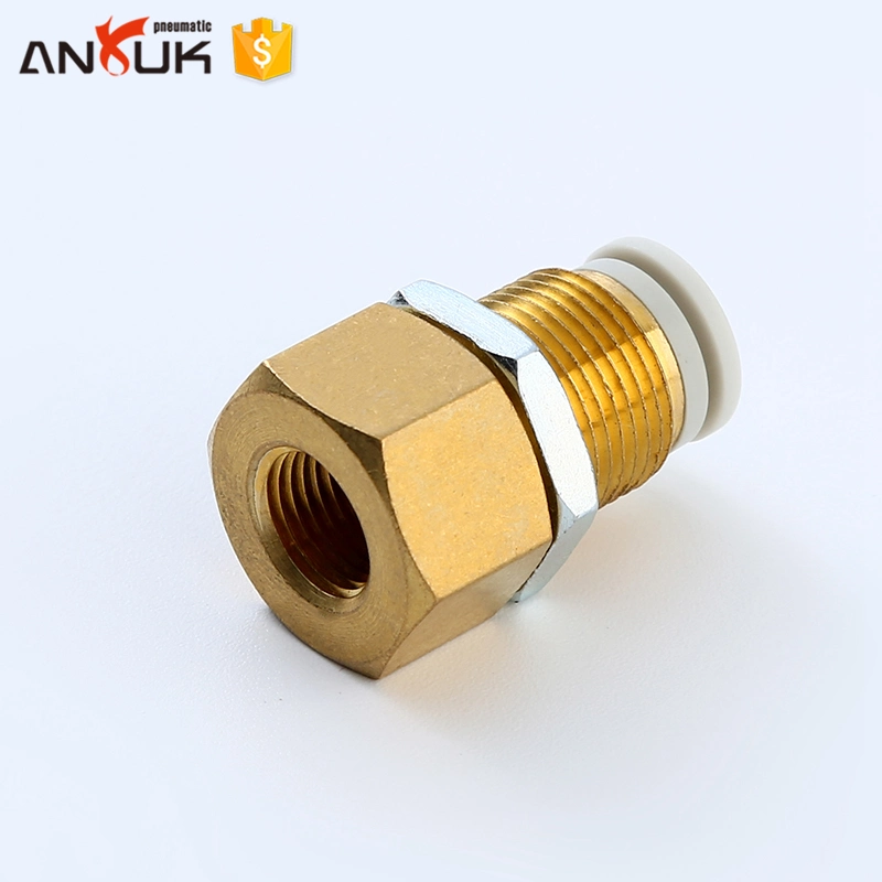 S-Kb2e Quick Connector Brass Pneumatic Fitting Internal Screw Partition Joint