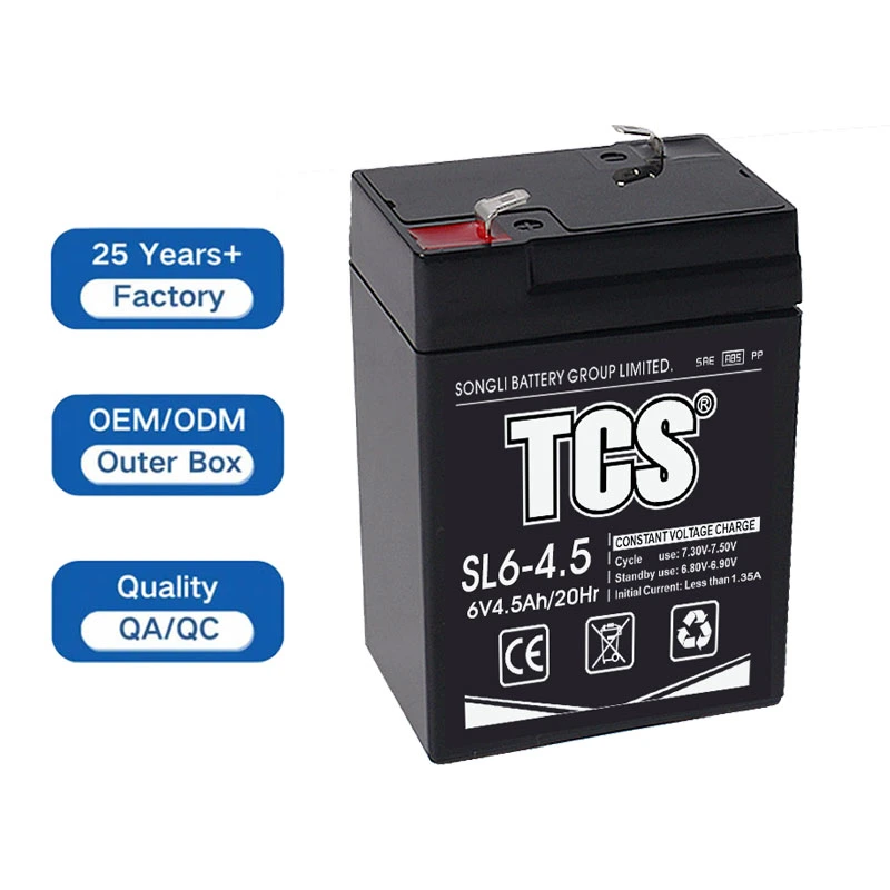 Tcs SL6-4.5 DC 6V 4.5 Ah Battery for Electronic Scales