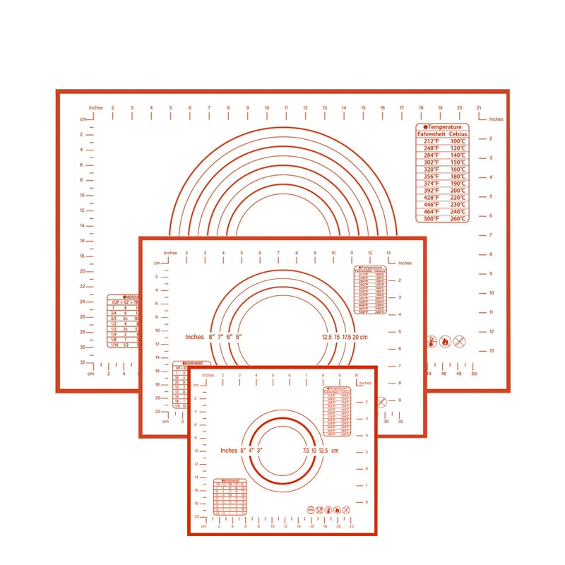 Non Stick Silicone Baking Mat Kneading Pad