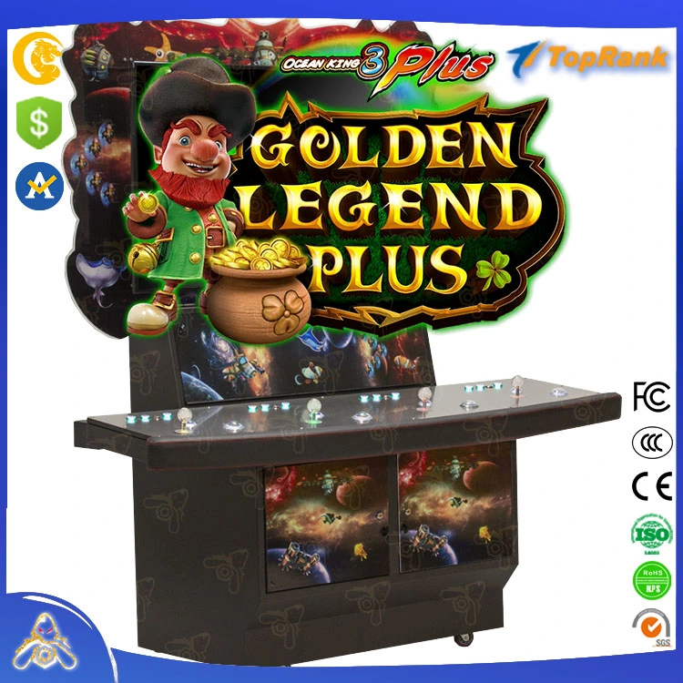 Bonne tenue 8 Player 55 pouces 12 V alimentation Adaptateur poisson jeu Océan King 3 Golden Legend