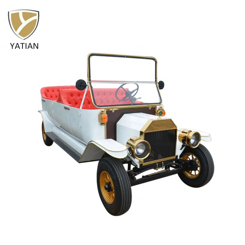 8 Seats Low Speed Pure Electric Vintage Car for Golf Yard or Community