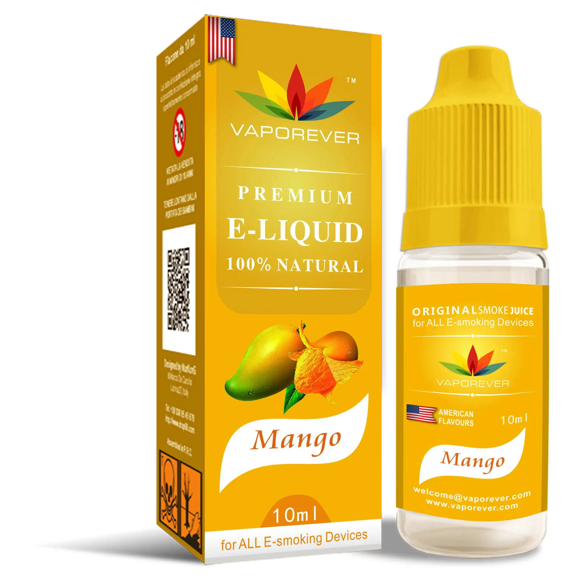 El aceite de sabor Mango E Liuqid/E zumo/jugo de los vapores de aromatizantes naturales únicos E E-liquido para cigarrillos E Ecig Vape