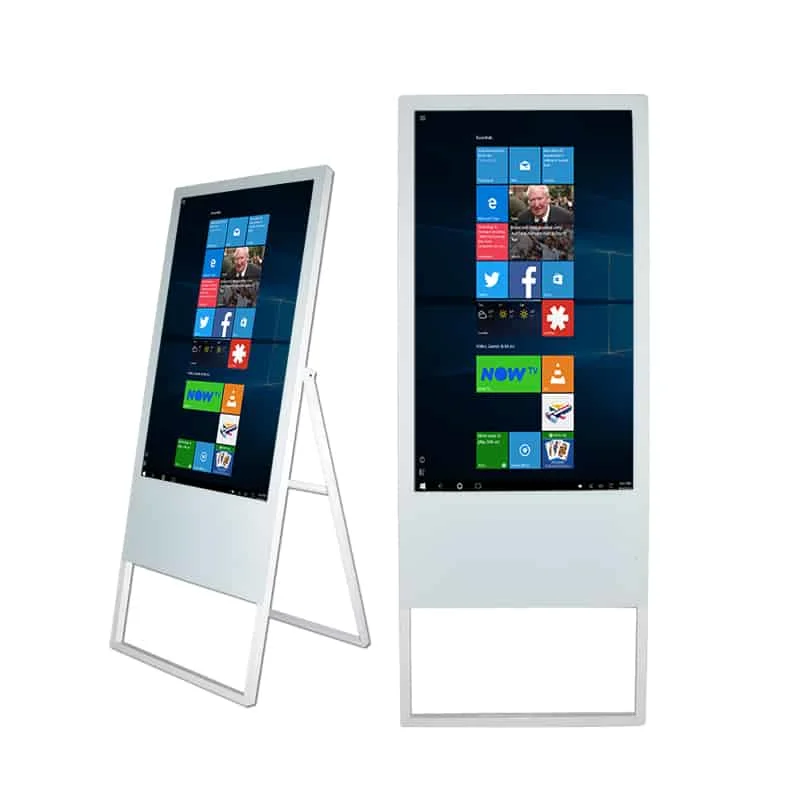 65-Inch 4K Foldable Portable LCD Digital Poster Advertising Players