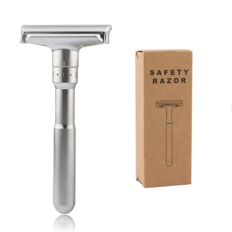 Plastic Free Men Classic Razor Adjustable Safety Razor Double Edge