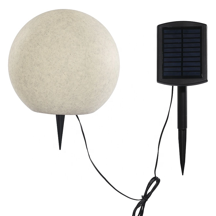 Custom CE 100% Eco-Friendly PE Plastic Waterproof Outdoor Floating Pool Lights Color Changing LED Solar Garden Ball Lamp