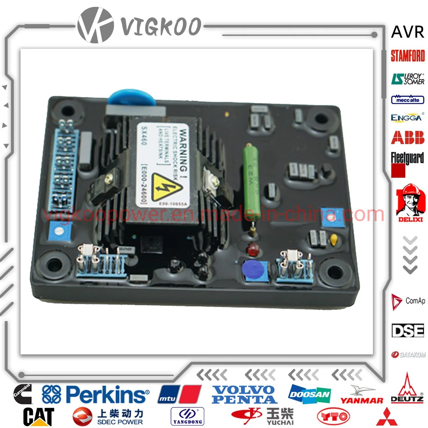 AVR Sx460 Automatic Voltage Volt Regulator Replacement for Stamford Generatorpart