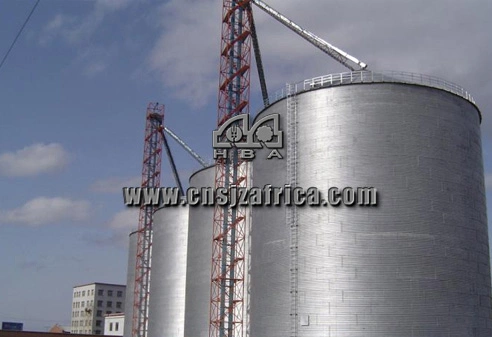 2500t Flat Bottom Corn/Maizeautomatic Steel Silos