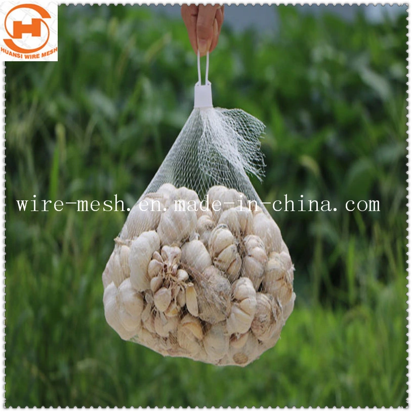 Strong Packing Fruit and Vegetable PP Leno Drawstring Mesh Net Bag