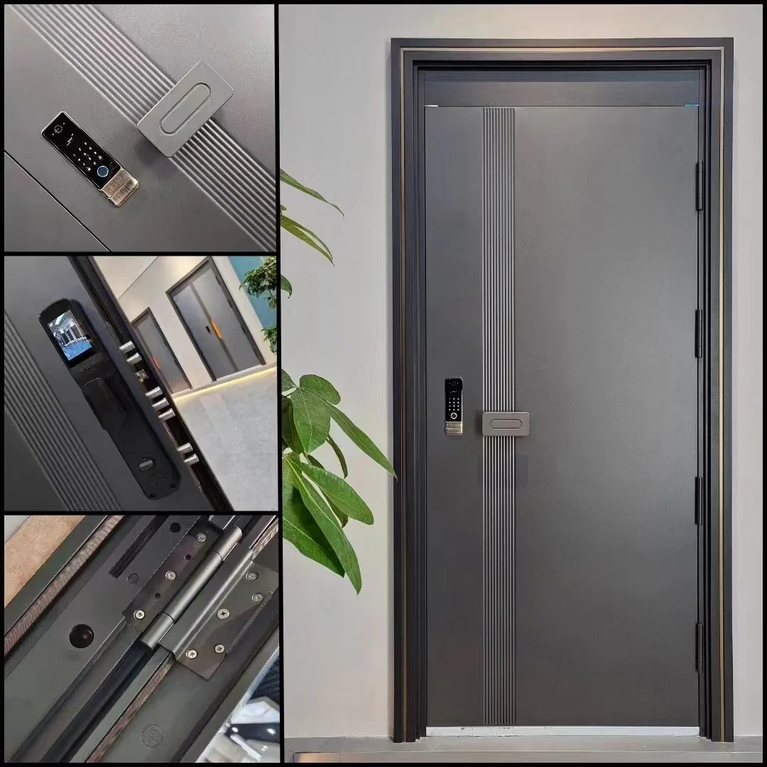 China Factory Stainless Steel Security Doors Price for Exterior Entrance