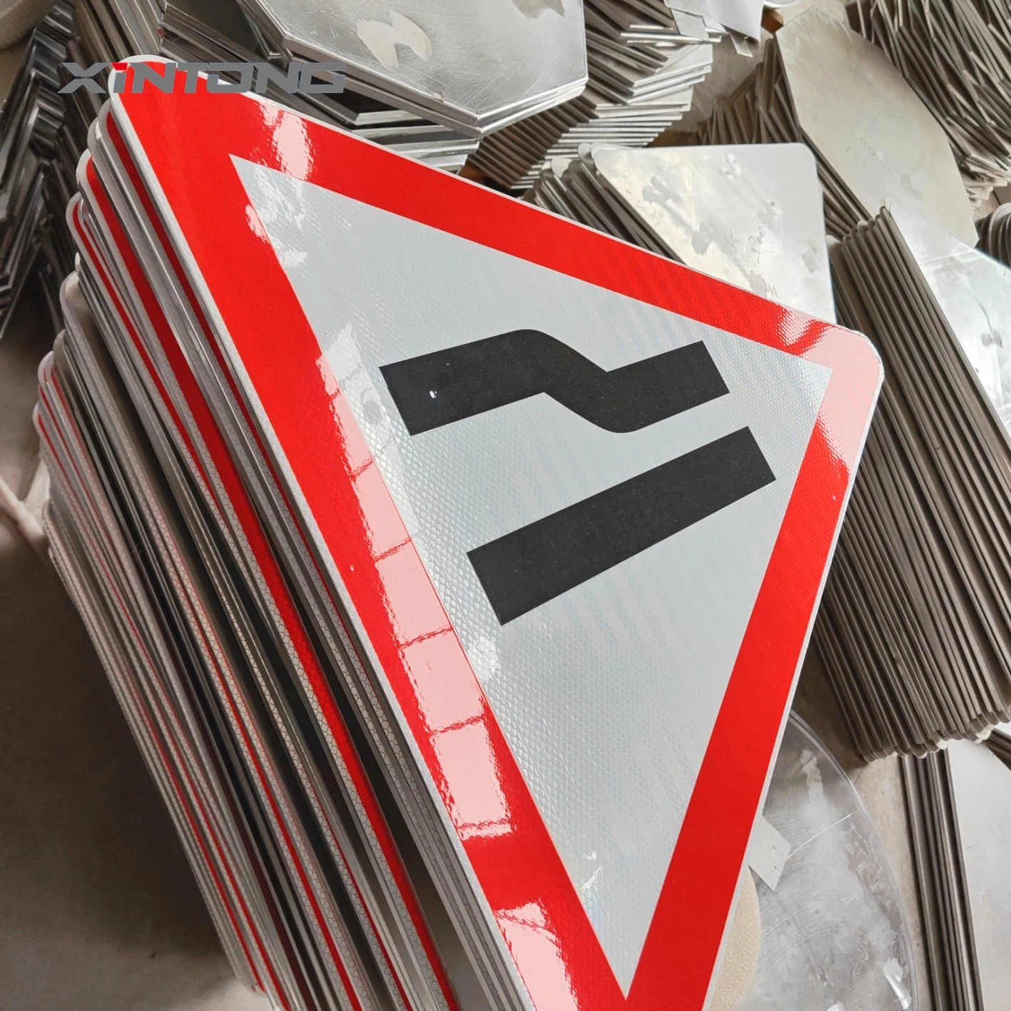 Aluminum Reflective Road Safety Board Warning Traffic Signs