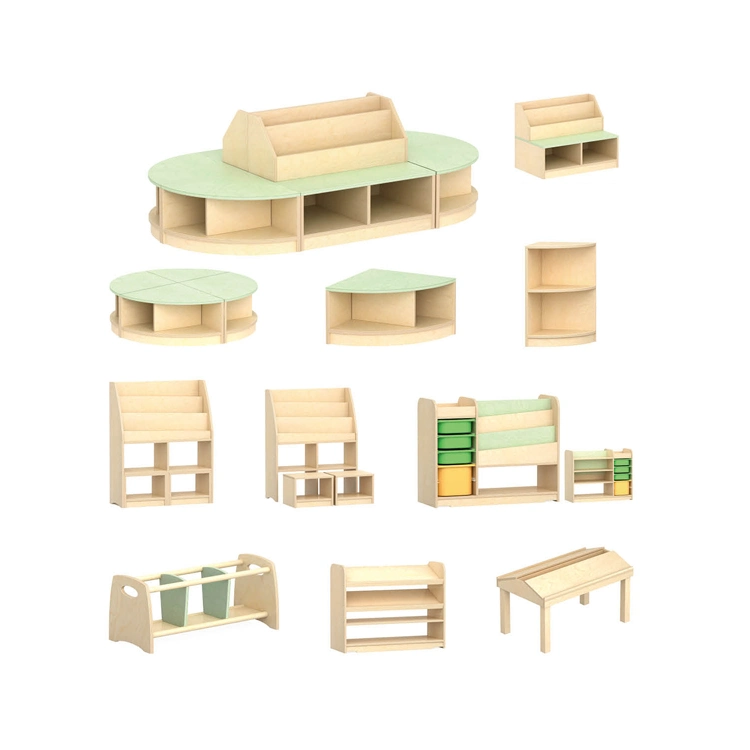 Nordic Style Series Kindergarten Classroom Kids Daycare School Wooden Furniture Designs