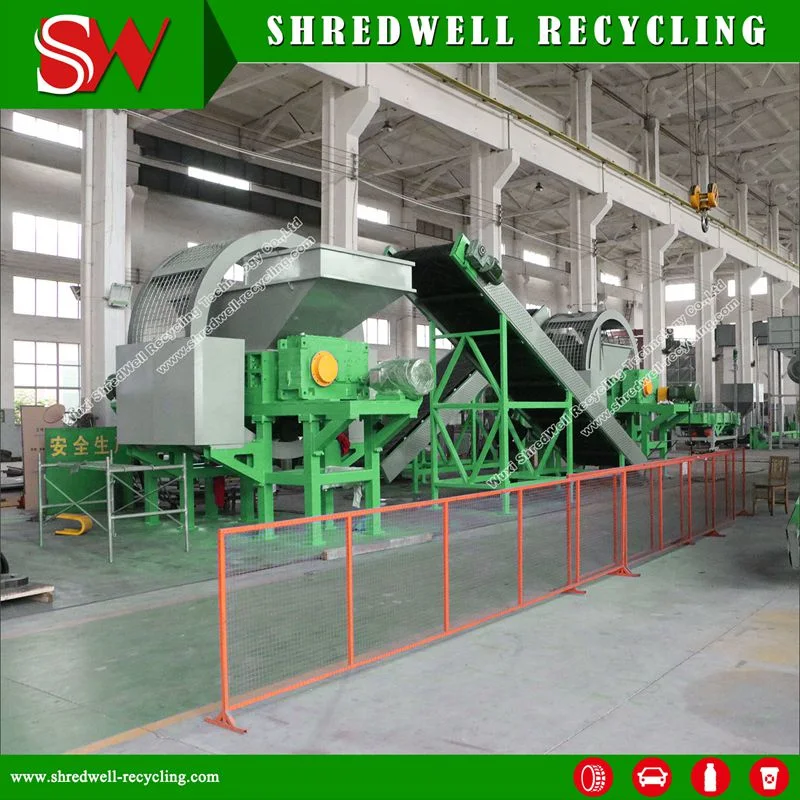 Used Tire Recycle Plant for Road Subgrade Aggregate