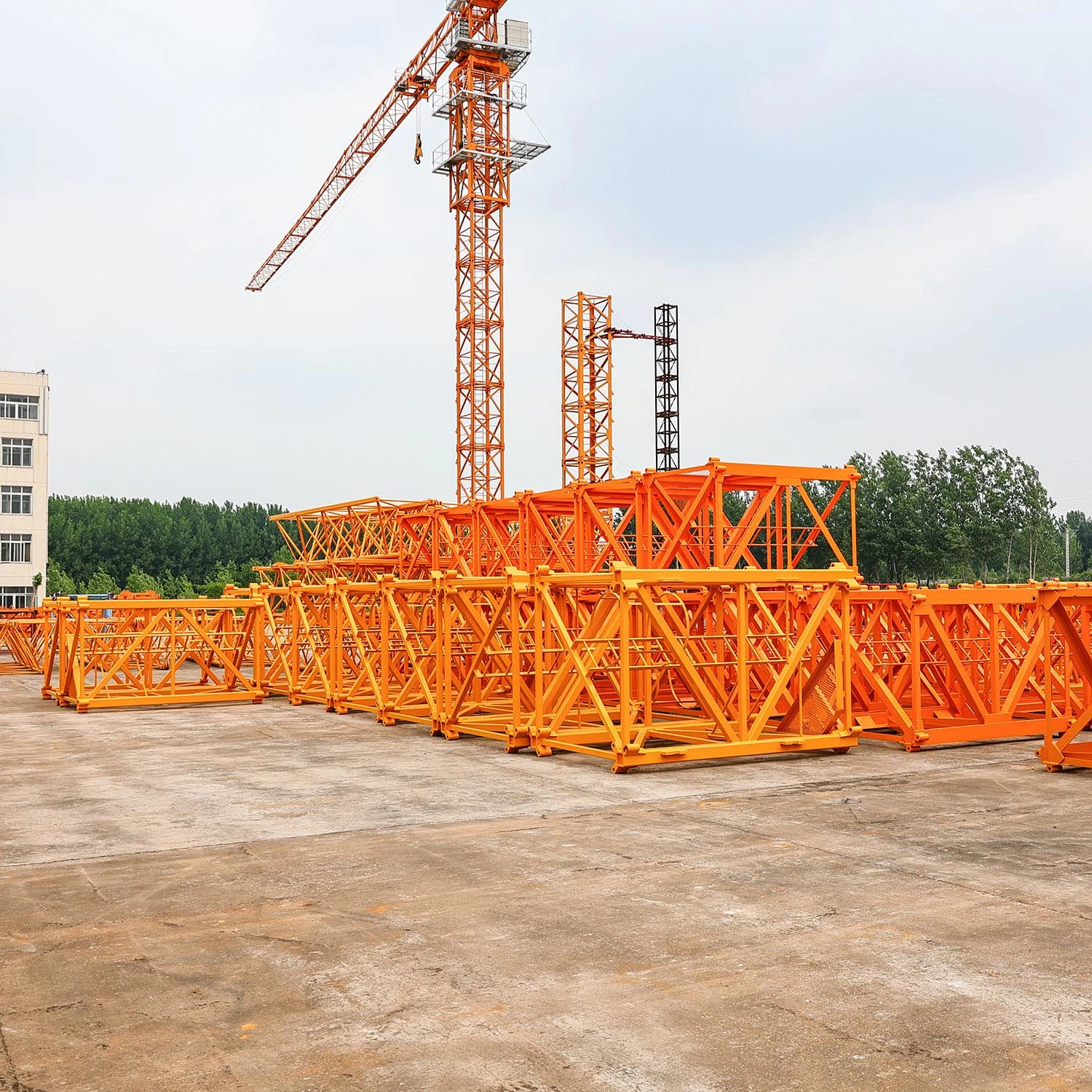 12ton Baustelle Großgebäude Kran 16ton Spleißturm Kran in Chinareference fob Preis gemacht