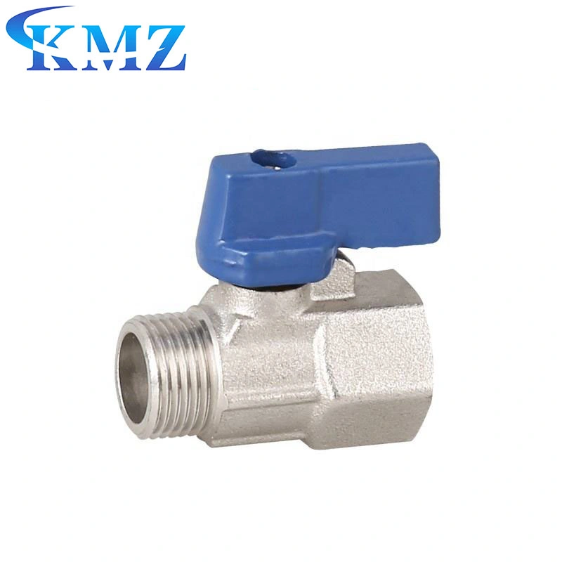 1/8" 1/4" 3/8" 1/2" Thread Mini Brass Ball Valve Bsp Male to Female Small Shutoff Valve