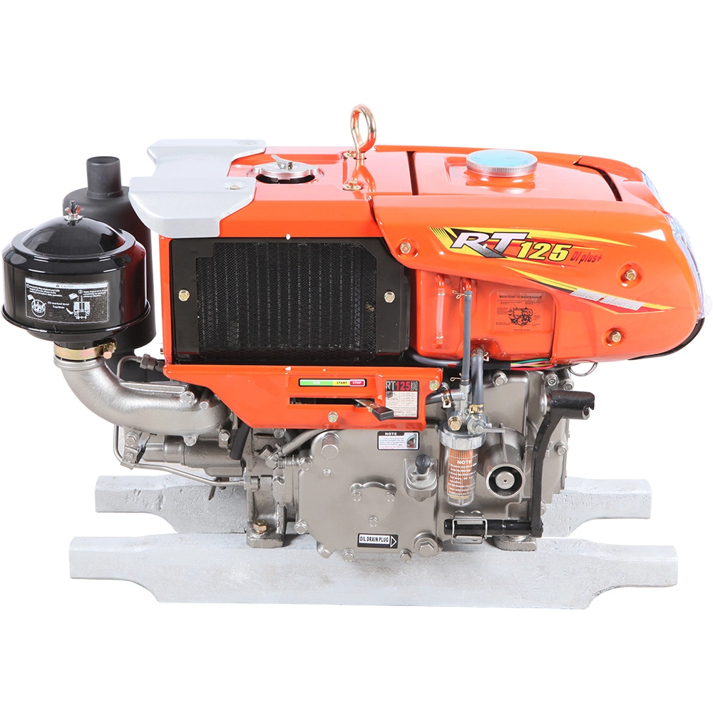 Type de Kubota 8.3KW RT125D 11HP 666cc Petite puissance de l'eau de refroidissement du moteur diesel 8,3 Kw 11 HP 666 CC Moteur diesel pour l'Agriculture