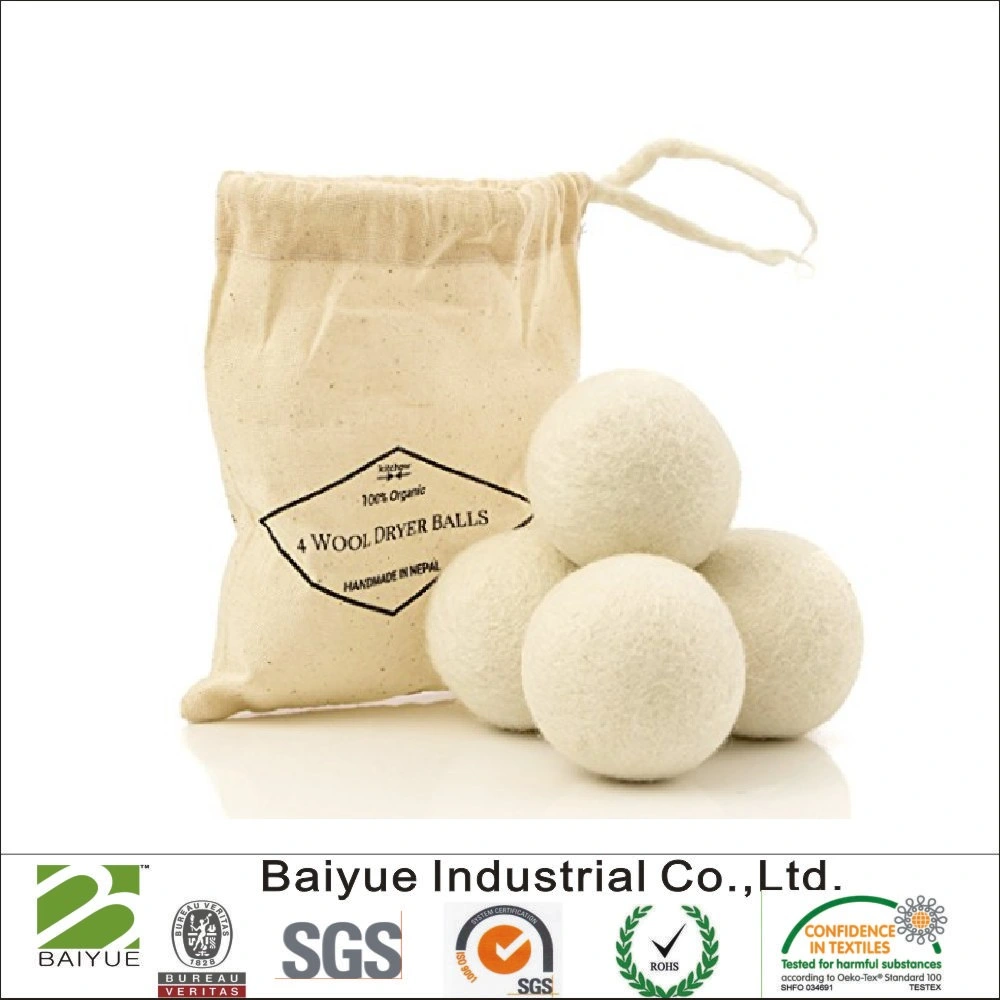 4 Pack Extra Large Wool Balls for Cloth Dryer