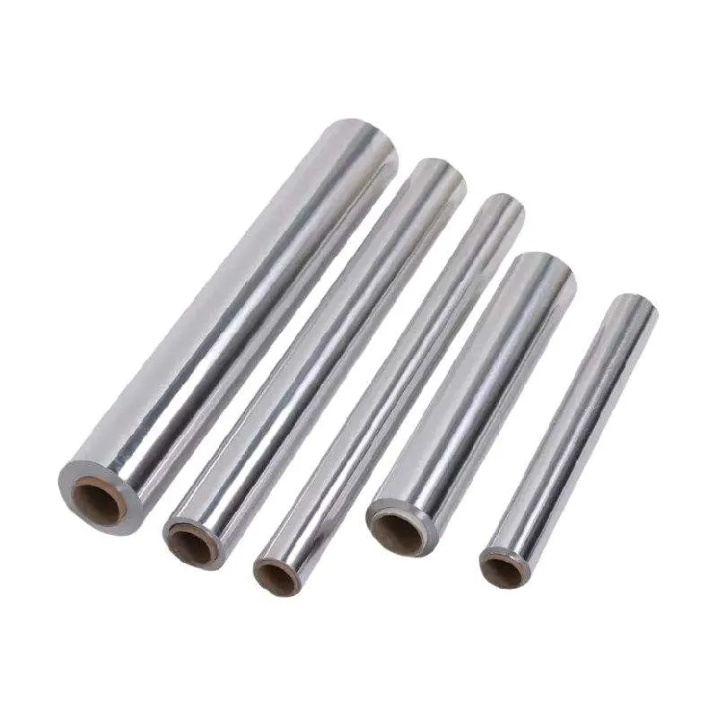 Lámina de aluminio para uso doméstico para envases farmacéuticos aluminio para uso alimentario Rollo de papel de aluminio