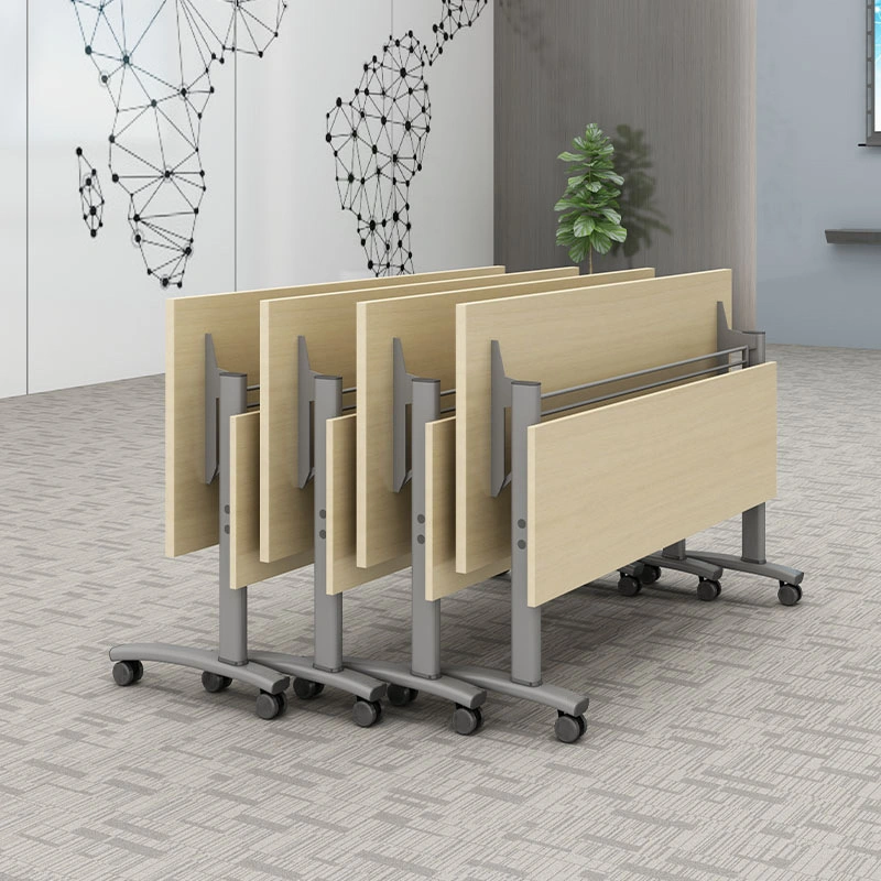 Wholesale/Supplier Furniture Mobile Folding Flip Top Table Meeting Office Foldable Training Desk