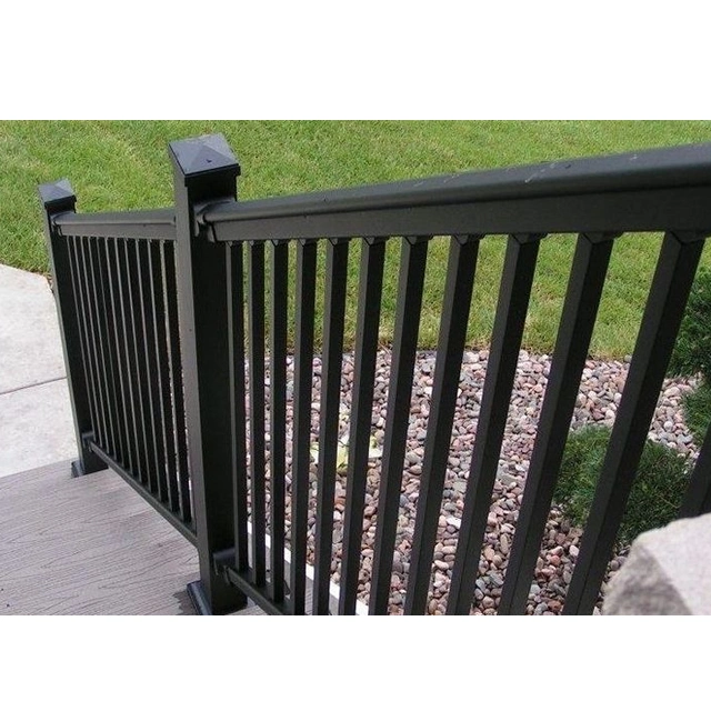 Aluminium Railing Powder Coated Steel Rail Balcony Railing Wall Mounted Steel Railing