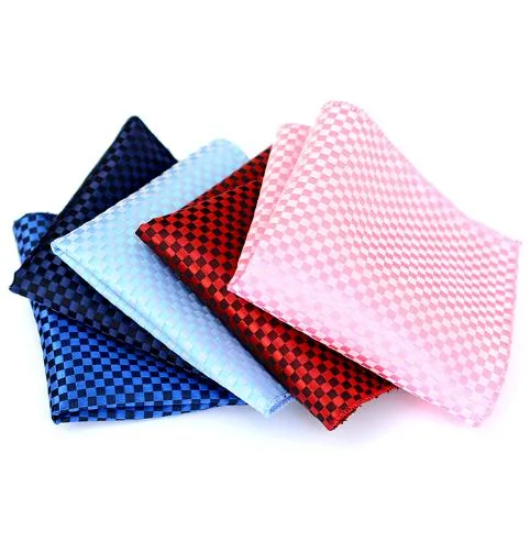 Polyester Jacquard Pocket Square Men Handkerchief