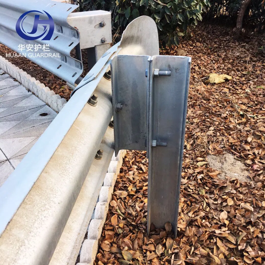 Aashto M-180 Standard Galvanized Guardrail H Section Post to Indonesia