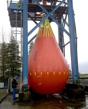 Guindastes Offshore Inspecção sacos de água 1,2mm teste de carga PVC Saco de água