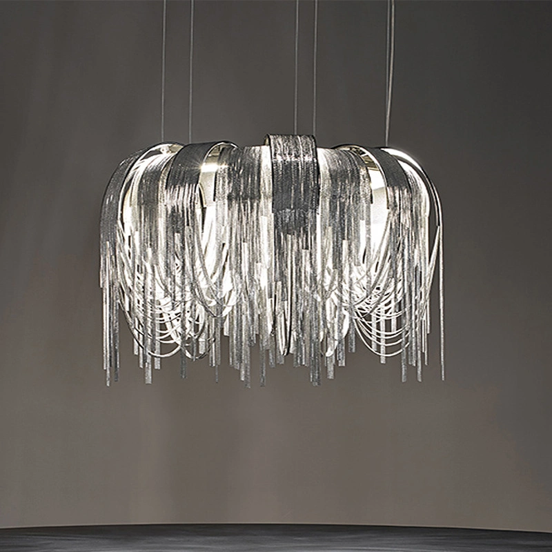 Скандинавская постмодерн Fringe Chandelier Художественное креативитипеленгическое освещение интерьера.