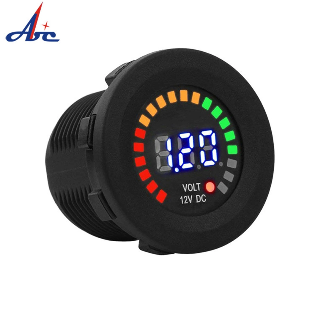 12V Color Screen LED DC Digital Display Voltmeter for Boat